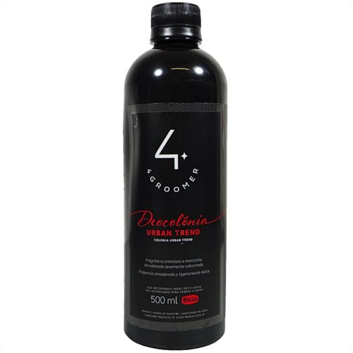 DEOCOLÔNIA URBAN TREND 500ML 4 GROOMER PROFISSIONAL IBASA PARA CÃES E GATOS